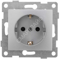 Розетка 1-м СП Bravo 16А 250В с заземл. защ. шторки механизм серебр. GUSI С10Р4-004 - smartlife-ural.ru – Екатеринбург