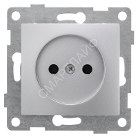 Розетка 1-м СП Bravo 16А 250В без заземл. защ. шторки механизм серебр. GUSI С10Р2-004 - smartlife-ural.ru – Екатеринбург