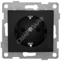 Розетка 1-м СП Bravo 16А 250В с заземл. защ. шторки механизм графит GUSI С10Р4-010 - smartlife-ural.ru – Екатеринбург