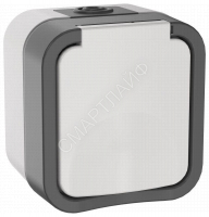 Розетка 1-м ОП TORS 16А IP55 TS220 с заземл. с крышкой бел. IEK TS-R16-16-55-K41 - smartlife-ural.ru – Екатеринбург