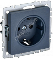 Розетка 1-м СП BRITE РС11-1-0-БрМ 16А с заземл. без защ. шторки механизм маренго IEK BR-R11-16-K35 - smartlife-ural.ru – Екатеринбург