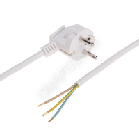 Шнур электрический с угловой вилкой 10А 2500Вт ПВС 3х1.0кв.мм 2м бел. Rexant 11-1316 - smartlife-ural.ru – Екатеринбург