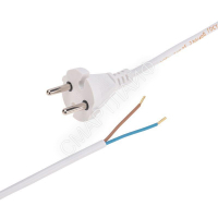 Шнур электрический с прямой вилкой 10А 2200Вт ПВС 2х0.75кв.мм 5м бел. Rexant 11-1300 - smartlife-ural.ru – Екатеринбург