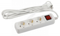 Удлинитель электрический U-3es-5m-3x1.5 с заземлением с выключателем 3 розетки 5м ПВС 3х1.5кв.мм 16А Эра Б0044041 - smartlife-ural.ru – Екатеринбург