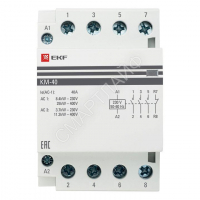 Контактор модульный КМ 40А 3NО+NC (3 мод.) EKF km-3-40-31 - smartlife-ural.ru – Екатеринбург
