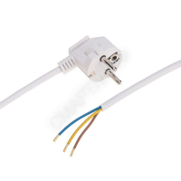 Шнур электрический с угловой вилкой 10А 2300Вт ПВС 3х0.75кв.мм 3м бел. Rexant 11-1310 - smartlife-ural.ru – Екатеринбург