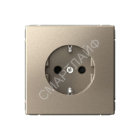 Розетка ArtGallery 16А с заземл. защ. шторки механизм шампань SE GAL000545 - smartlife-ural.ru – Екатеринбург