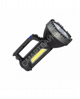 Фонарь-прожектор аккумуляторный ручной 3Вт LED+3Вт COB LED Li-ion 18650 1200мА.ч корпус ABS-пластик индикатор уровня заряда USB-шнур плечевой ремешок КОСМОС KOC904Lit - smartlife-ural.ru – Екатеринбург
