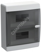 Корпус ЩРН-П-18 UNION Compact IP41 черн. прозр. дверь пластик. IEK UIC-KP12-N-18-41-K01 - smartlife-ural.ru – Екатеринбург