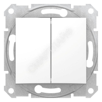 Переключатель проходной 2-кл. СП Sedna 10А IP20 (сх. 6+6) 250В механизм бел. SchE SDN0600121 - smartlife-ural.ru – Екатеринбург