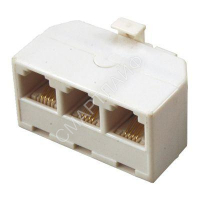 Тройник тел. штек.-3 гнезд. 6P-4C бел. Rexant 03-0041 - smartlife-ural.ru – Екатеринбург