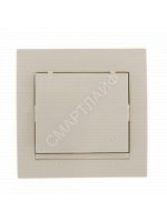 Розетка 1-м СП Deriy 16А IP20 с заземл. с защ. крышкой керамика крем. LEZARD 702-0303-123 - smartlife-ural.ru – Екатеринбург