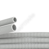 Труба гофрированная ПВХ гибкая легкая d25мм без протяжки сер. (уп.25м) DKC 9092525 - smartlife-ural.ru – Екатеринбург