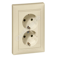 Розетка 2-м СП Valena 2х2К+З с заземл. сл. кость (DIY-упак.) Leg 695644 - smartlife-ural.ru – Екатеринбург