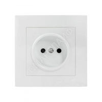 Розетка 1-м СП Валенсия 10А IP20 без заземл. защ. шторки бел. PROxima EKF EWR10-022-10 - smartlife-ural.ru – Екатеринбург