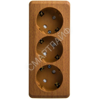 Розетка 3-м ОП Этюд 16А 250В с заземл. защ. шторки бук SE PA16-012T - smartlife-ural.ru – Екатеринбург