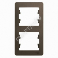 Рамка 2-м Glossa вертикал. шоколад SE GSL000806 - smartlife-ural.ru – Екатеринбург