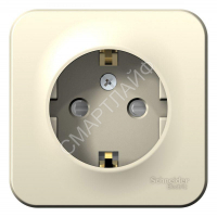 Розетка 1-м ОП Blanca 16А IP20 250В с заземл. защ. шторки с изолир. пластиной молоч. SE BLNRA011112 - smartlife-ural.ru – Екатеринбург