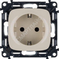 Розетка 1-м СП Valena Allure 16А IP20 250В 2P+E защ. шторки безвинтов. клеммы с лицев. панелью механизм сл. кость Leg 753820 - smartlife-ural.ru – Екатеринбург