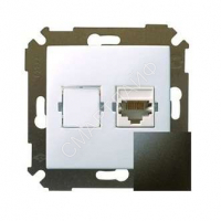 Розетка компьютерная СП Simon34 RJ45 механизм графит Simon 34598-038 - smartlife-ural.ru – Екатеринбург