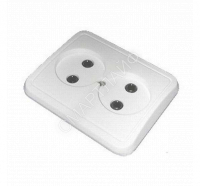 Розетка 2-м СП 10А IP20 без заземл. бел. БЕЛТИЗ РС10-012 - smartlife-ural.ru – Екатеринбург