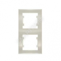 Рамка 2-м Бриллиант верт. сл. кость UNIVersal 7948677 - smartlife-ural.ru – Екатеринбург