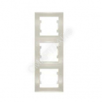 Рамка 3-м Бриллиант верт. сл. кость UNIVersal 7948691 - smartlife-ural.ru – Екатеринбург