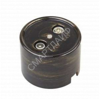 Розетка телевизионная оконечная TV/R/SAT 1-м ОП Лизетта 10А IP20 ретро ABS-пластик бронз. Bironi B1-305-25 - smartlife-ural.ru – Екатеринбург