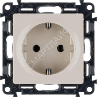 Розетка 1-м СП Valena Life 16А IP2X 250В 2P+E безвинтов. клеммы с лицев. панелью механизм сл. кость Leg 753521 - smartlife-ural.ru – Екатеринбург