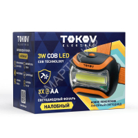 Фонарь налобный на батарейках ААх3 TOKOV ELECTRIC TKE-NF-B-01 - smartlife-ural.ru – Екатеринбург