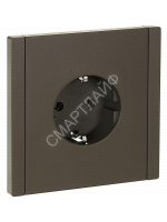 Розетка СП FORTE&PIANO FP314 16А с заземл. без защ. шторок безвинт. крепл. сер. IEK FP-R11-16-1-K03 - smartlife-ural.ru – Екатеринбург