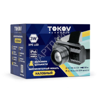 Фонарь налобный аккумуляторный 1200мА.ч 70х35х60мм TOKOV ELECTRIC TKE-NF-A-04 - smartlife-ural.ru – Екатеринбург