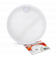 Светильник светодиодный герметичный СПП-Д-КРУГ 12Вт 230В 6500К 960Лм с датч. движ. IP65 IN HOME 4690612032818 - smartlife-ural.ru – Екатеринбург