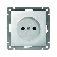 Розетка 1-м СП Афина 16А IP20 без заземл. механизм серебр. Universal A0022-S - smartlife-ural.ru – Екатеринбург