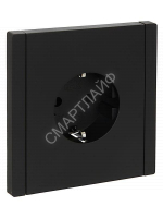 Розетка СП FORTE&PIANO FP116 16А с заземл. без защ. шторок винт. крепл. черн. IEK FP-R11-16-K02 - smartlife-ural.ru – Екатеринбург