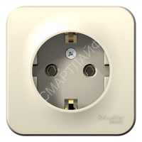 Розетка 1-м ОП Blanca 16А IP20 250В с заземл. без защ. шторок с изолир. пластиной молоч. SE BLNRA010112 - smartlife-ural.ru – Екатеринбург