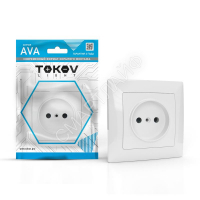 Розетка 1-м СП AVA 16А IP20 без заземл. без защ. шторок в сборе бел. TOKOV LIGHT TKL-AV-R1F-C01 - smartlife-ural.ru – Екатеринбург