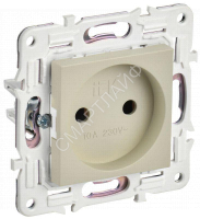 Розетка SKANDY 10А без заземл. без защ. шторок SK-R02B беж. IEK SK-R10-10-K10 - smartlife-ural.ru – Екатеринбург