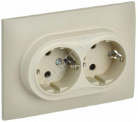 Розетка 2-м SKANDY 16А с заземл. защ. шторки в сборе SK-R07B беж. IEK SK-R24-16-K10-F - smartlife-ural.ru – Екатеринбург