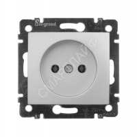 Розетка 1-м СП Valena 16А IP21 без заземл. на винтах механизм алюм. Leg 770116 - smartlife-ural.ru – Екатеринбург