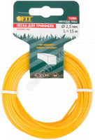 Леска для садовых триммеров "Квадрат" 2.5ммх15м FIT 78006 - smartlife-ural.ru – Екатеринбург