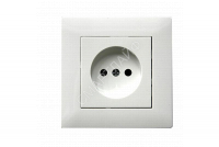 Розетка 1-м Karea RIZZ без заземл. керамика бел. Makel 88001002 - smartlife-ural.ru – Екатеринбург