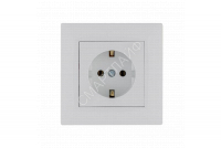 Розетка 1-м Karea RIZZ с заземл. бел. Makel 88001028 - smartlife-ural.ru – Екатеринбург