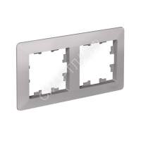 Рамка 2-м AtlasDesign Air алюм./дым. черн. SE ATN220302 - smartlife-ural.ru – Екатеринбург