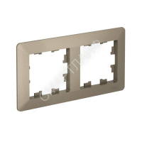 Рамка 2-м AtlasDesign Air шампань/дым. черн. SE ATN220502 - smartlife-ural.ru – Екатеринбург