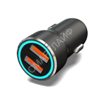 Устройство зарядное автомобильное c двумя портами (USB-A + USB-A) c LED-подсветкой 12Вт Rexant 18-2242-5 - smartlife-ural.ru – Екатеринбург