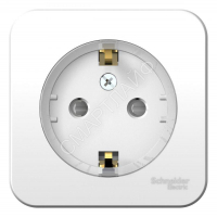 Розетка 1-м ОП Blanca 16А IP20 250В с заземл. защ. шторки с изолир. пластиной (компакт) бел. SE BLNRA111111 - smartlife-ural.ru – Екатеринбург