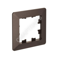 Рамка 1-м AtlasDesign Air мокко/дым. черн. SE ATN220601 - smartlife-ural.ru – Екатеринбург