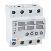 Реле напряжения OptiRel D PVC-3-63 с ЖК-дисплеем и контролем тока 3Ф 63 А КЭАЗ 357871 - smartlife-ural.ru – Екатеринбург
