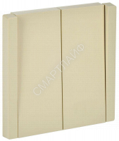 Выключатель проходной 2-кл. СП FORTE&PIANO 10А FP407 ваниль IEK FP-V22-0-10-1-K10 - smartlife-ural.ru – Екатеринбург